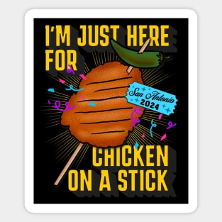 Chicken on a Stick Magnet